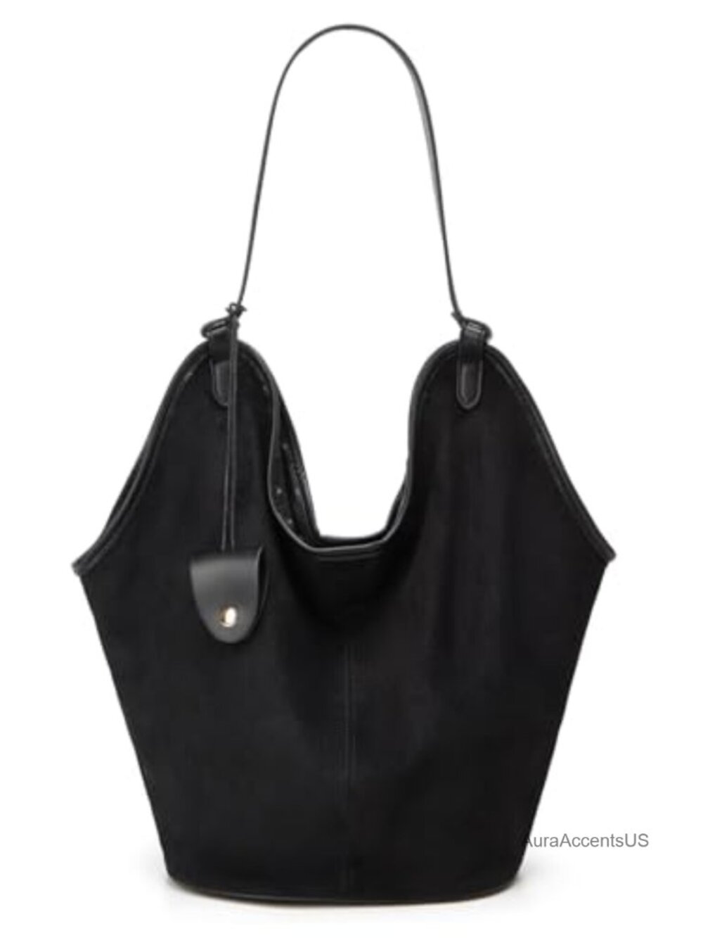 Oversized Suede Tote Bag 2Pcs Slouchy Hobo Shoulder Purses Work Travel Underarm